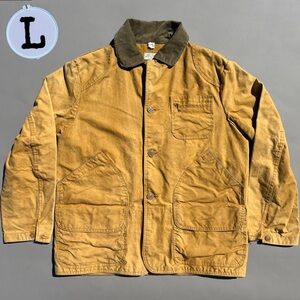 1950s True Vintage LL Bean Corduroy Collar Work Hunting Barn Jacket